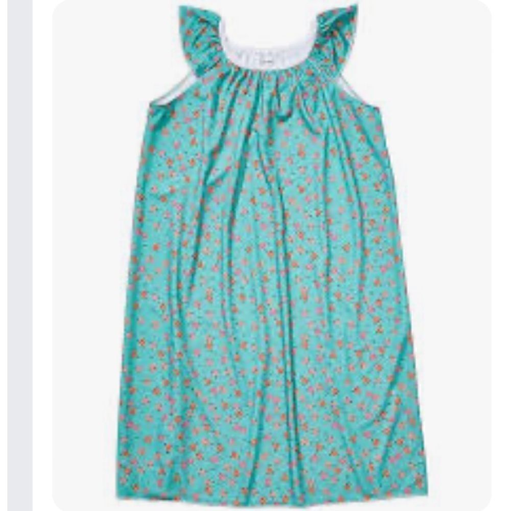 Roller Rabbit Girls Buddies Marina nightgown, size 2, roses, NWT